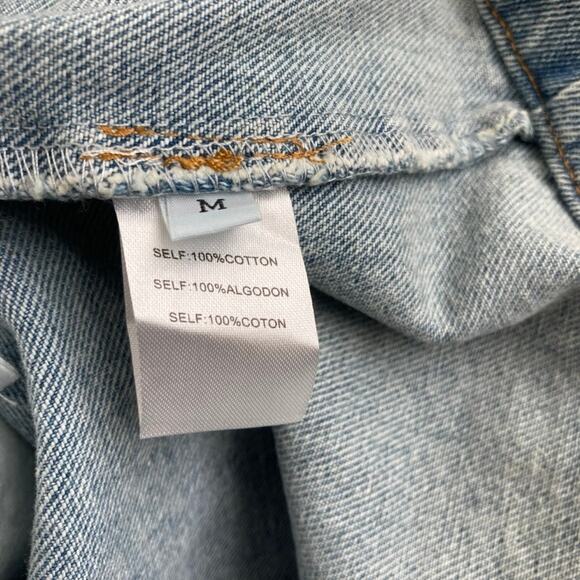 Whiteroom + Cactus Denim Zipper Mini Dress - Medium - Picture 6 of 8